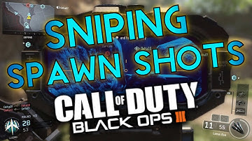 Sniping Spawn Shots! - Competitive Tips and Tricks - Black Ops 3