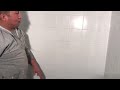 Video 3 como limpiar la boquilla o grout en la pared