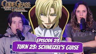 SCHNEIZEL MAKES HIS MOVE! | Code Geass Newlyweds Reaction | Ep 2x23 “Turn 23: Schneizel's Guise”