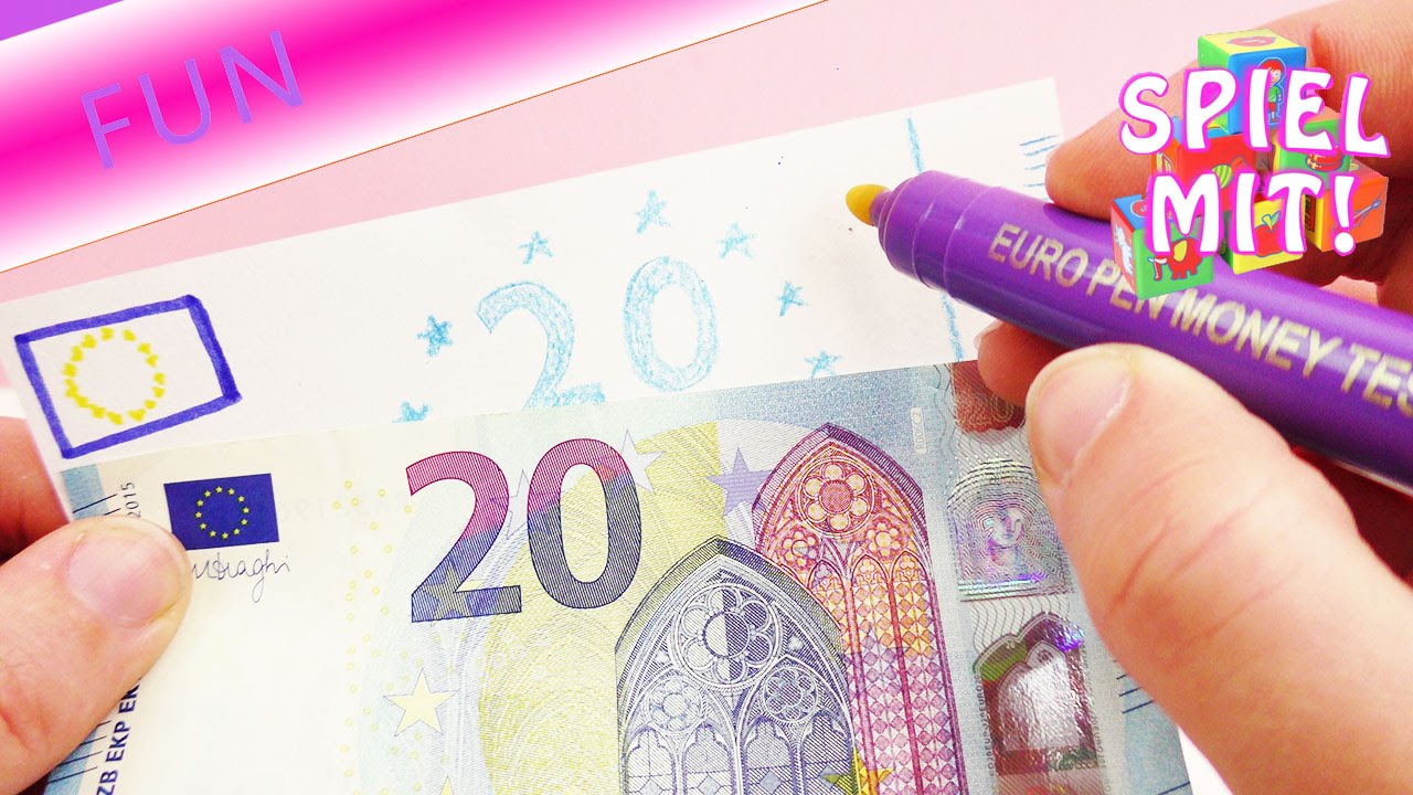 Falschgeld Prüfer Prüfstift Schwarzlicht Geldschein Marker Stift Banknote Tester 