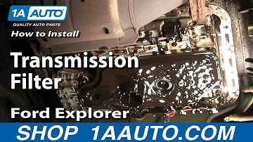 How to Replace Change Transmission Filter 95-01 Ford Explorer