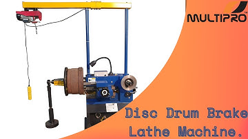 Best Disc Drum Brake Lathe Machine in 2025 ( AutoZip Top ) | MultiproMachines