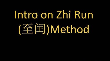 Qi Men Dun Jia (奇门遁甲) - Intro on Zhi Run (至闰) Method by Master Jo Ching
