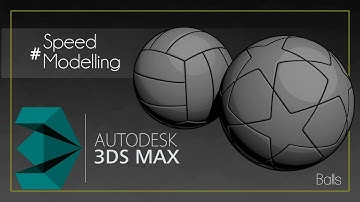 3ds Max Modelling - Balls P1 - Finale UEFA Champions League Ball