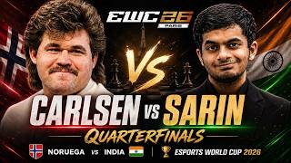 Esports World Cup 2026 | Magnus Carlsen vs Nihal Sarin | Quarterfinals