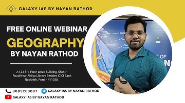 WEBINAR ll Geography Optional 2023 ll MPSC NEW PATTERN ll Nayan Rathod