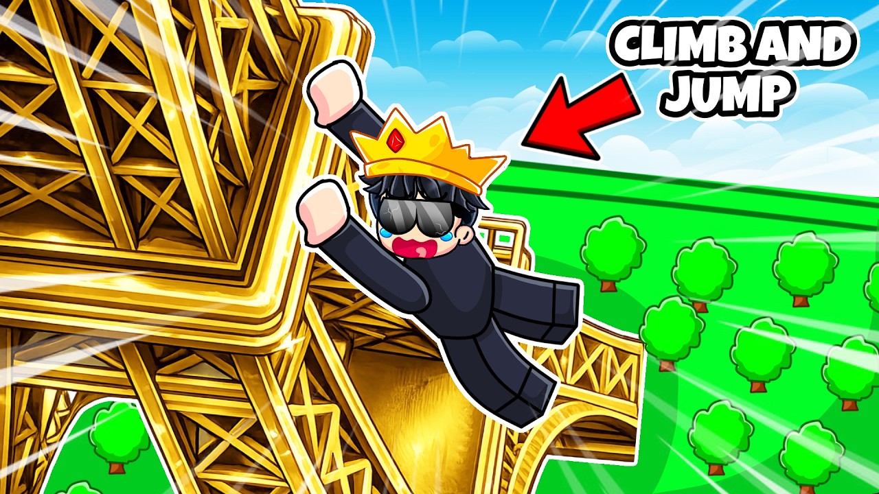 I Became a TRILLIONAIRE in CLIMB AND JUMP TOWER Roblox