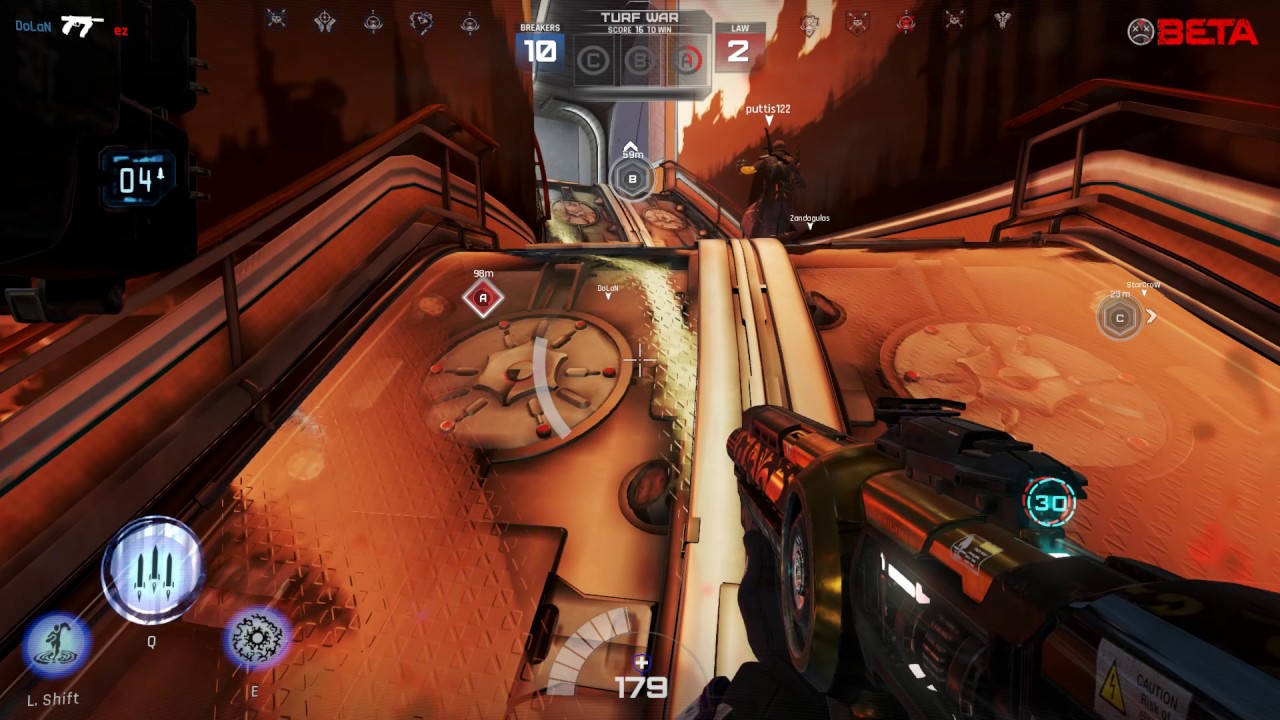 Lawbreakers Beta gameplay