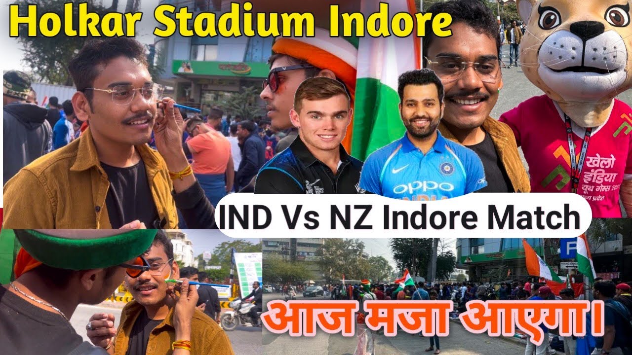 IND vs NZ Holkar Stadium Indore | IND vs NZ | Indore Vlog | IND vs NZ 3rd ODI Match Indore
