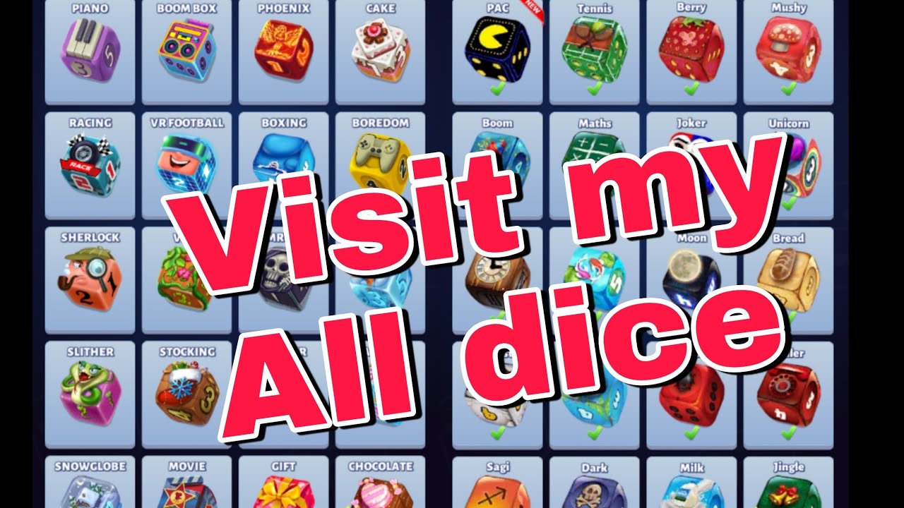 My All dice in ludo star 2 Craft dice special dice visit my all