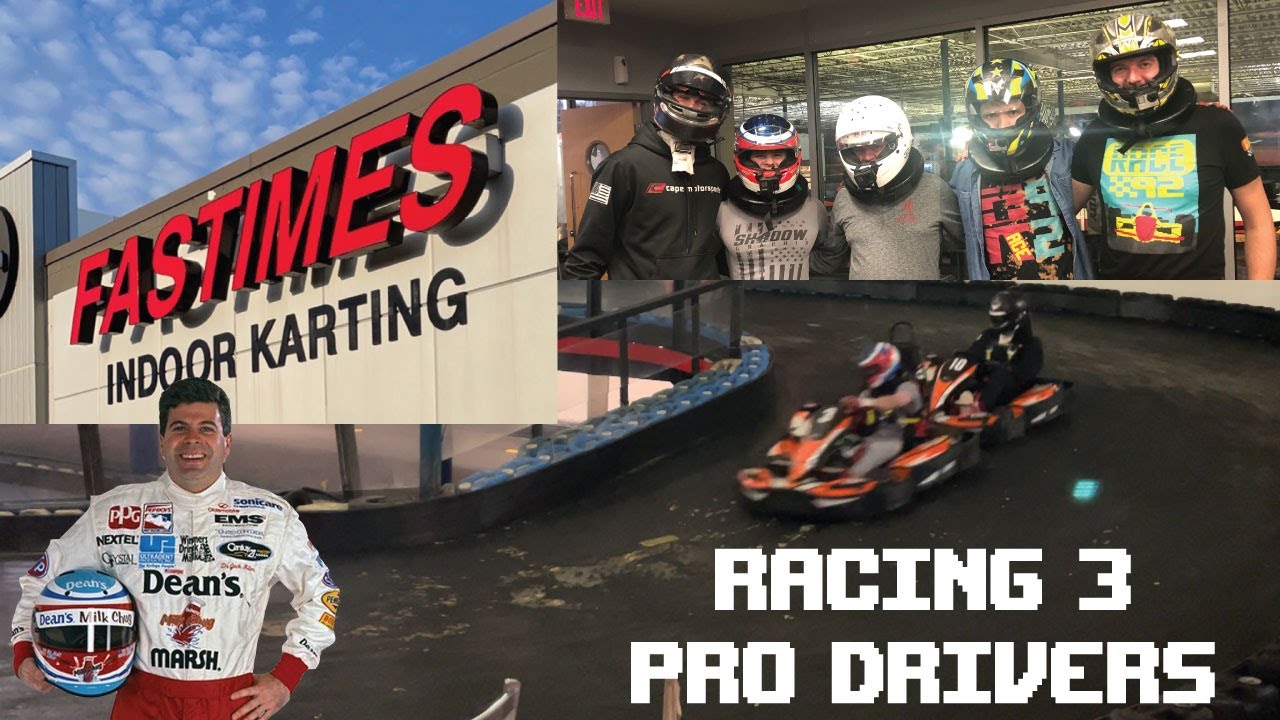 Racing 3 Pro Drivers at Fastimes Indoor Karting: A PRO VS. JOES feat. Dr. Jack Miller