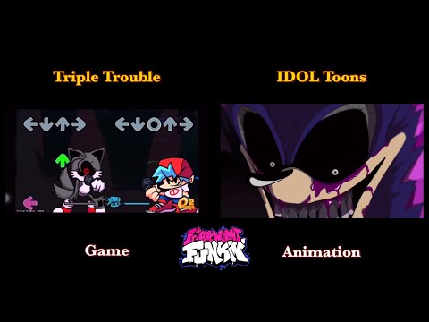 TRIPLE TROUBLE Sonic.exe | GAME x FNF Animation