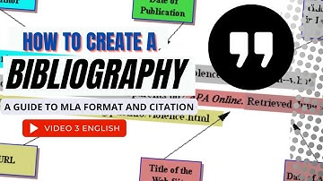 How to Create a Bibliography | A Guide to MLA and Citation: School Year Recap Series: English Video