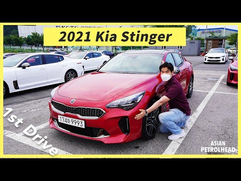 2021 Kia Stinger 1st Drive! Let’s drive new Kia Stinger with 2.5 Turbo. Better than Kia Stinger GT?