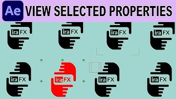 View or Solo Selected Properties - Adobe After Effects Tutorial