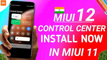 INSTALL MIUI 12 CONTROL CENTER IN MIUI 11 | MIUI 12 CONTROL CENTER INSTALL NOW ON LOCK SCREEN