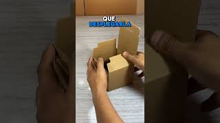 Paquete de 50 piezas de una caja que mide 10x10x10 cm, la cual es ideal para la entrega de tus