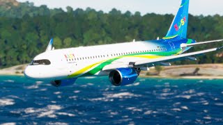 dangerous landing of planes over the sea Eps.00870