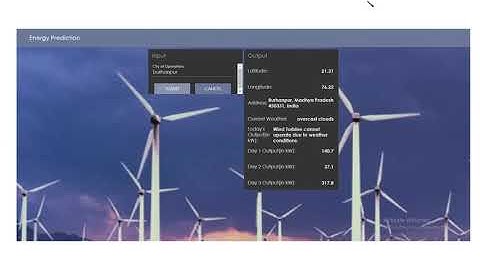 CFC 2k20 "Predicting the output of wind turbine based on weather conditions"
