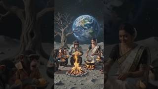 🚀 Chand Par Puri Party 😂🐵 #shorts #funny #aivideo #comedy