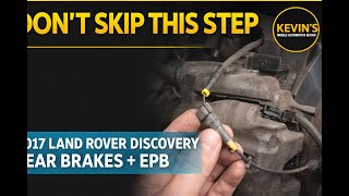 Player Profile 2017–2020 Land Rover Discovery Rear Brake Replacement DIY (EPB Mode)