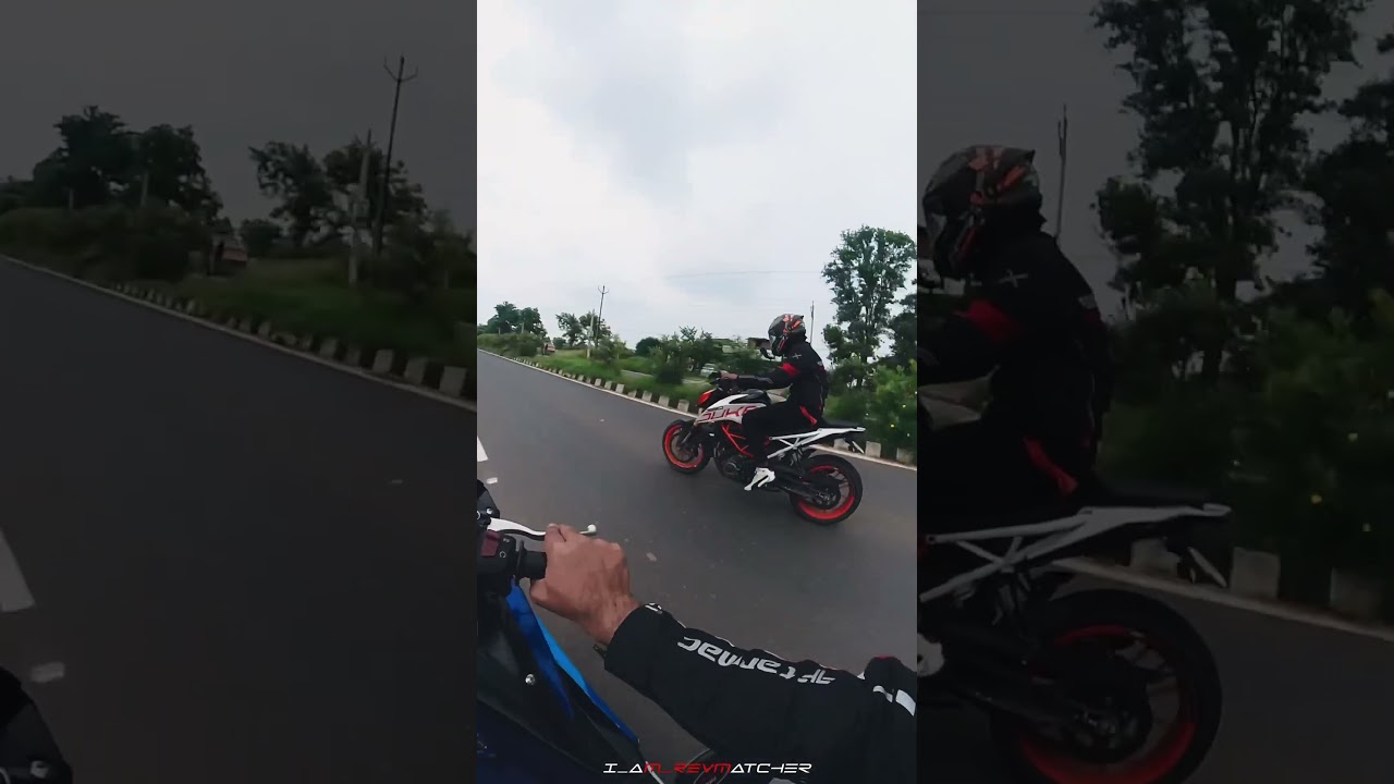 Yamaha r3 vs duke 390 