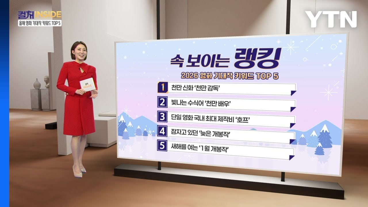 [컬처인사이드] 속 보이는 랭킹 - 올해 한국영화 기대작 키워드 TOP5 / YTN