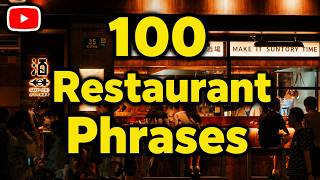 Learn Chinese Fast: 100 Restaurant Phrases (Audio Lesson)
