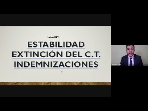 Clase N° 11 Derecho Laboral y de la Seg. Social FCEyE UNR - Dr. Andrés Fernando Torres