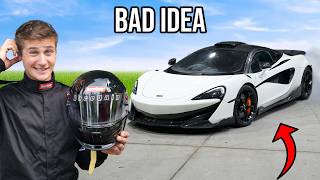 Drag Racing My Totaled McLaren With Zero Experience