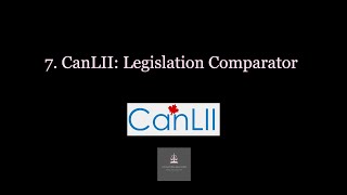 7 CanLII Tip: Legislation Comparator