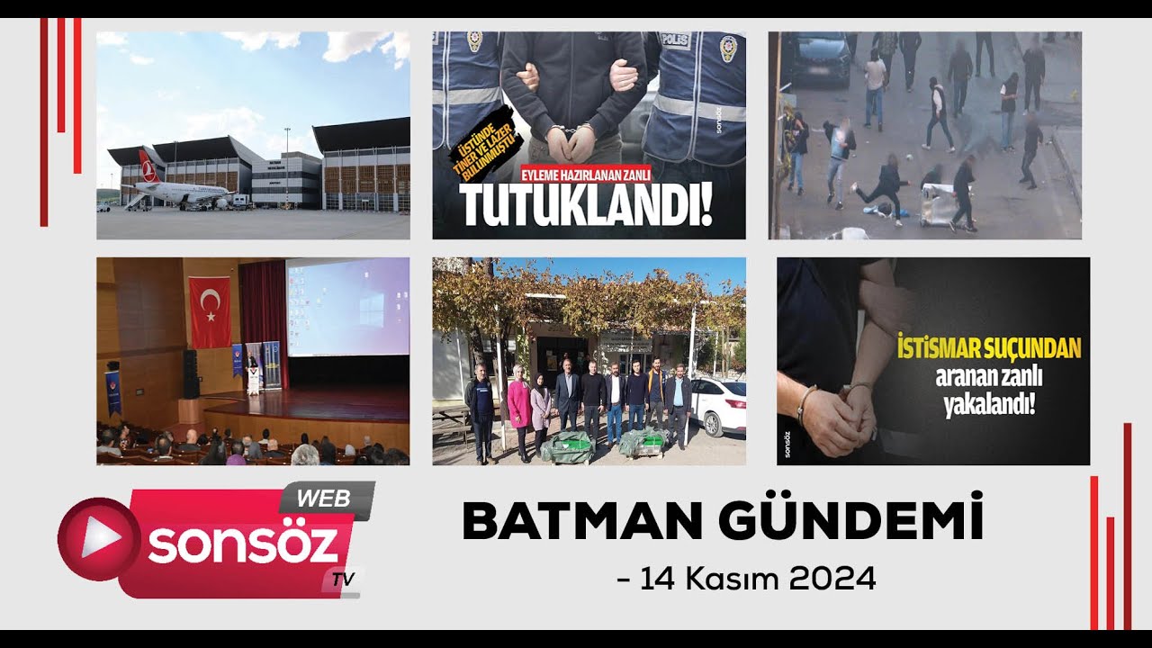 Batman G&uuml;ndemi 14 Kasım 2024