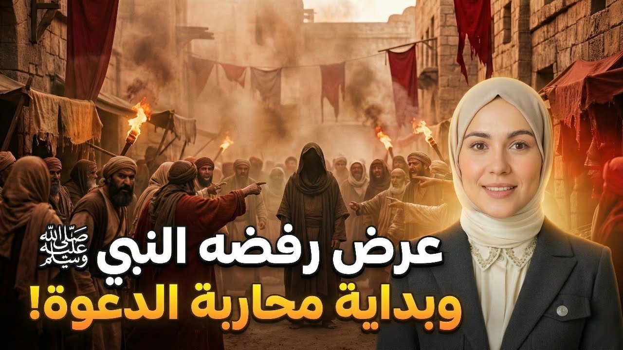 لماذا رفض النبي مُلْكَ مكة؟ 👑 سر الحوار الذي أسكت داهية العرب عتبة بن ربيعة!