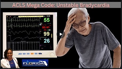 ACLS Mega Code Review - Unstable Bradycardia and Transcutaneous Pacing   #AHA #ACLS