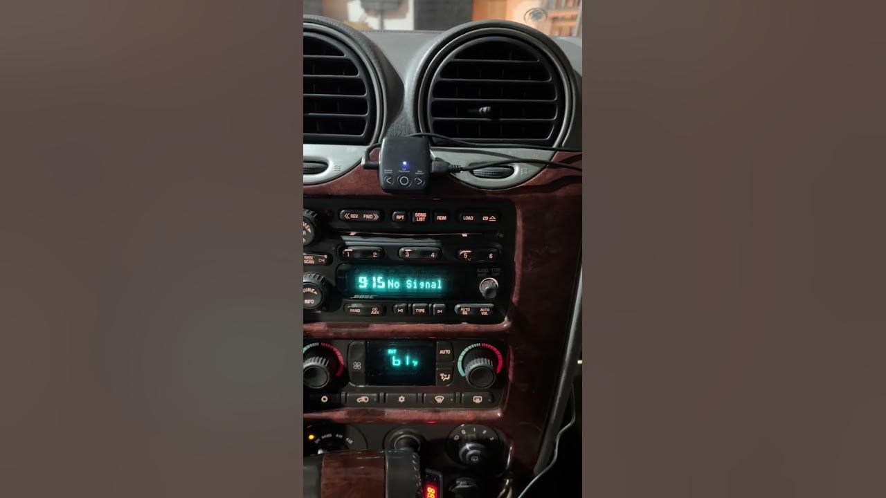 AUX Bluetooth Install for Factory Bose XM Radio. GMC Envoy. See
