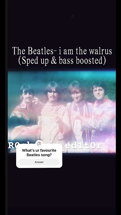 I am the walrus- The Beatles #music #edit #rock #thebeatles