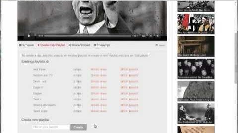 Making clips in Kanopy