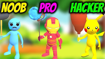 Smashers.io - NOOB vs PRO vs HACKER