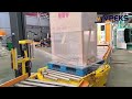 Vpeks fully automatic online pallet wrapping machine for palletizing line