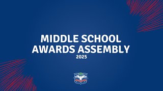 Middle School Academic Awards Ceremony 2025 | Livestream