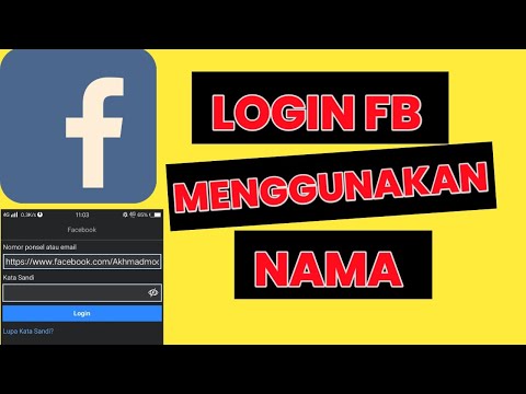 cara login ke fb menggunakan nama Profil tanpa email dan nomor HP