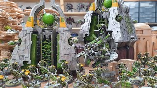 Hypercrypt Necrons vs Chaos Space Marines, Warhammer 40k battle report