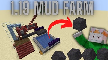Minecraft 1.19 Auto Mud Farm. Very Fast and Easy to Build!!  Tutorial (JAVA)