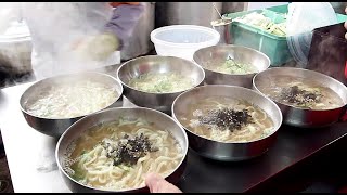 하루 수백 그릇 팔리는 칼국수집! 3,500원 손칼국수,짜장면 / Popular Handmade Noodles,Jjajang kalguksu / korean street food