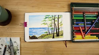 How to use watercolor pencils for beginners