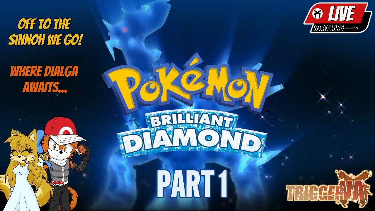 Pokémon Brilliant Diamond LetsPlay Part 1... Our new Journey BEGINS in Sinnoh Region...