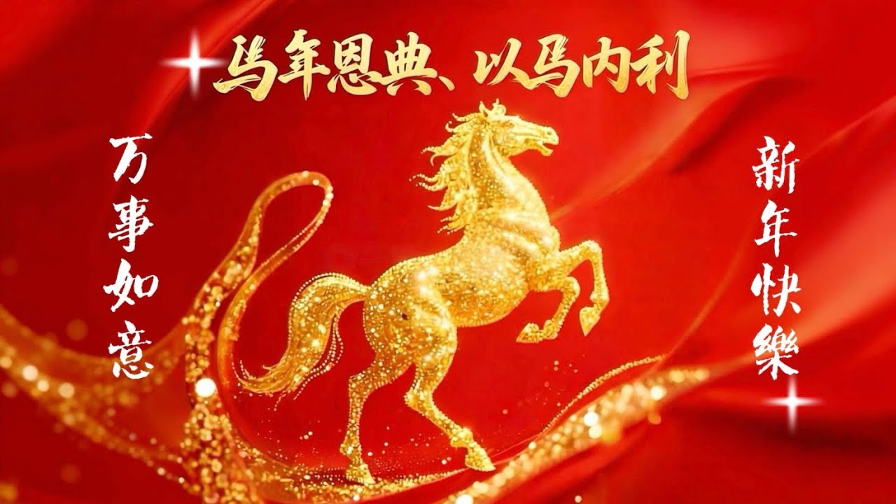 ✝️《馬年恩典 以馬內利》祝大家新年快樂！新的一年恩典滿溢！每一天都有平安、喜樂！｜讚美詩歌
