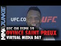 Ovince Saint Preux amused by 'funny' betting odds for Jamahal Hill | UFC on ESPN 19 full interview