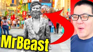 Standing Still For 24 Hours Straight - Statue Challenge… Humdrum Singaporean REACTS To @MrBeast