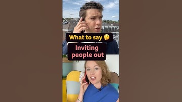 Inviting people out and replying to invitations #shorts